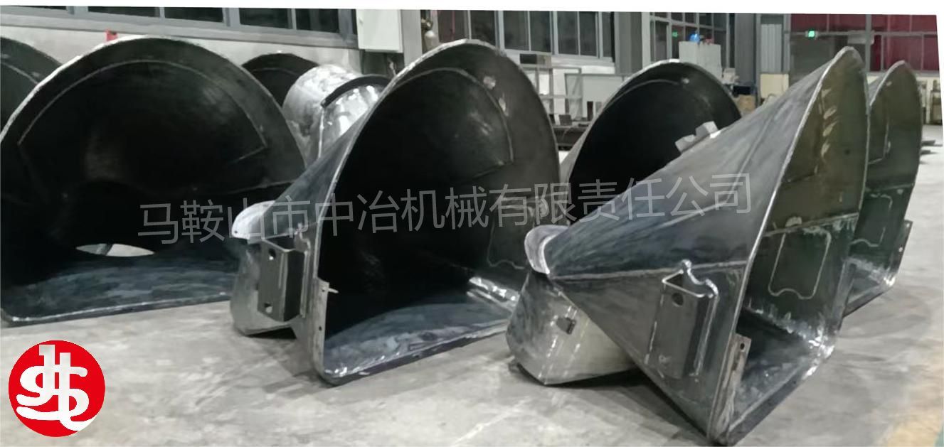 Welding components for construction vehicles