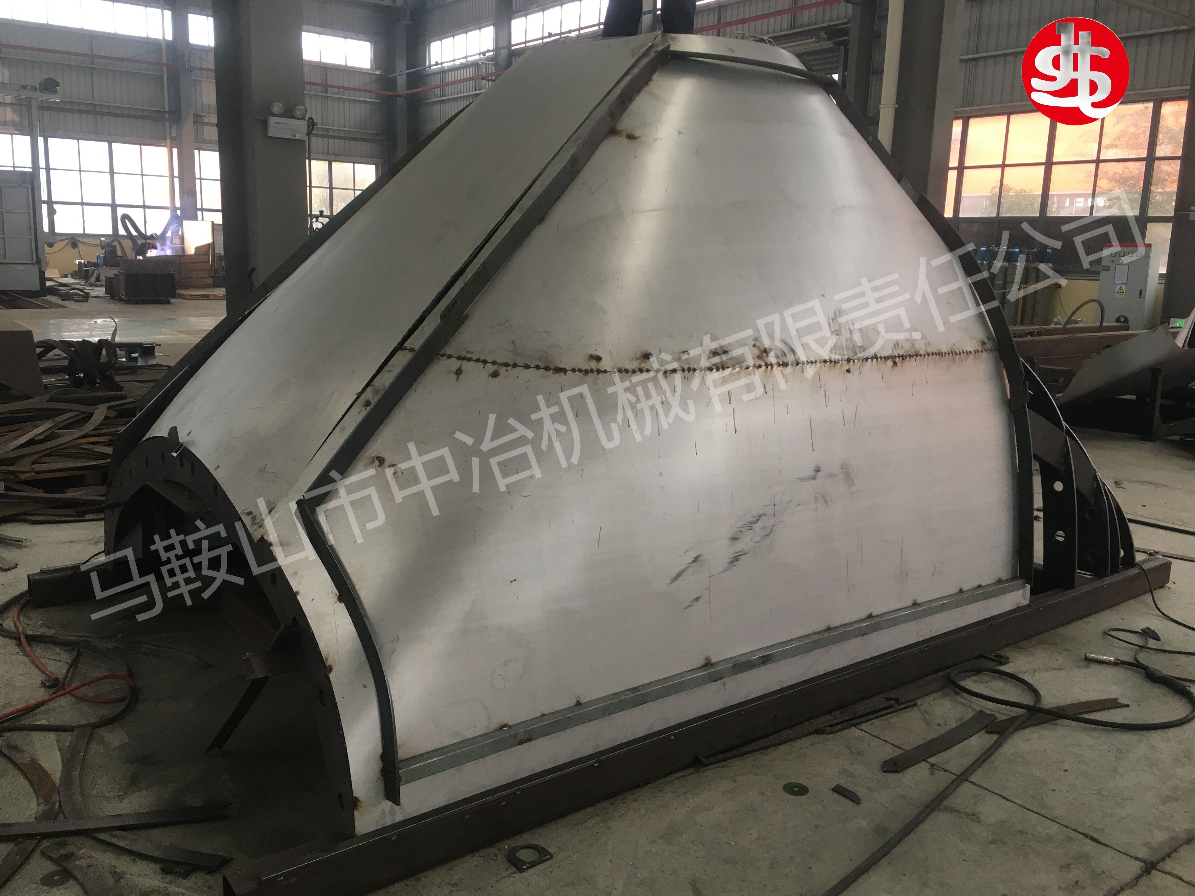 Welding components for construction vehicles