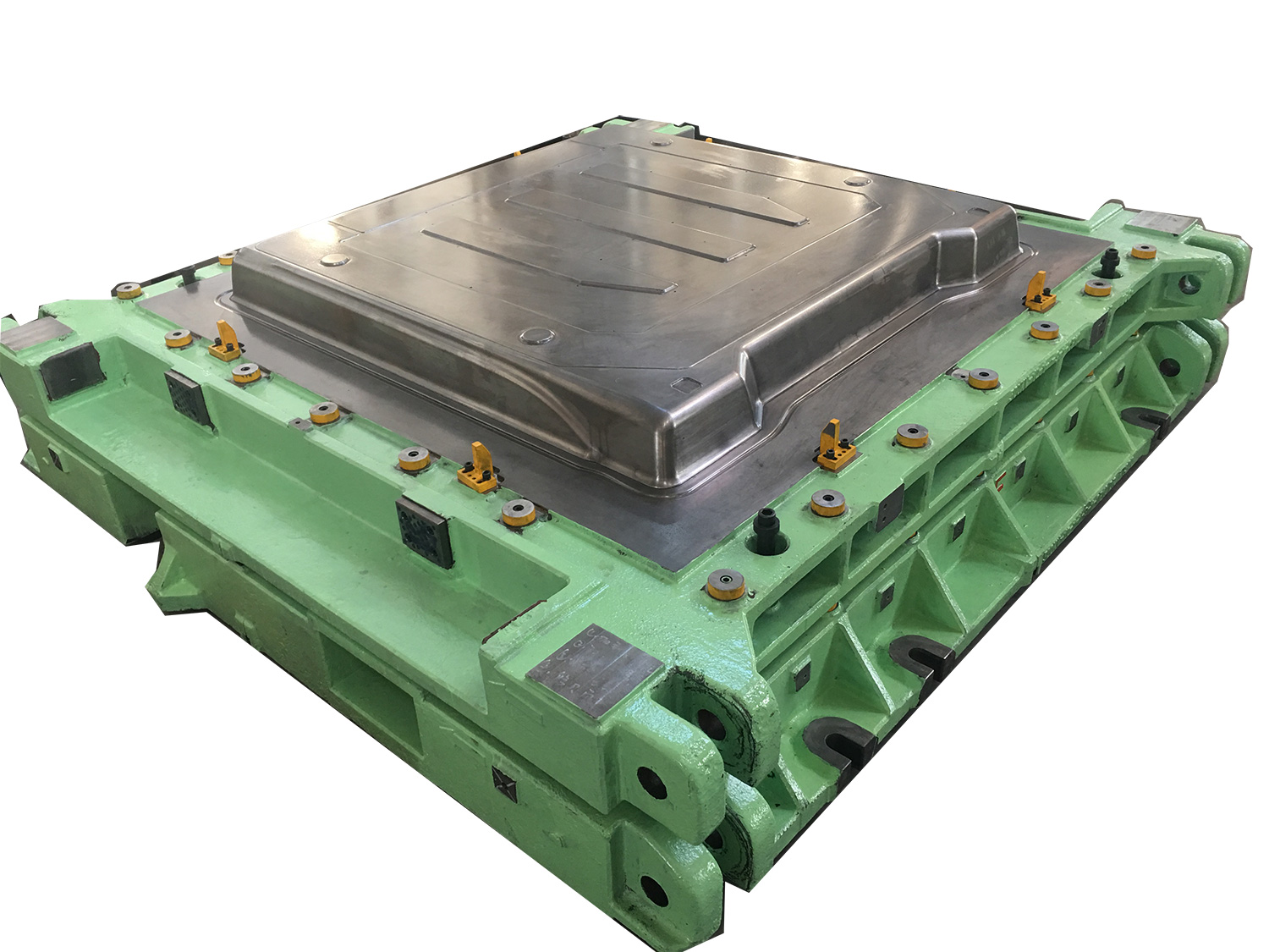 Large sheet metal stretching mold